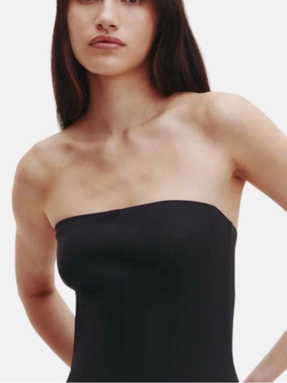 TWP Strapless Black Bustier Top size 00